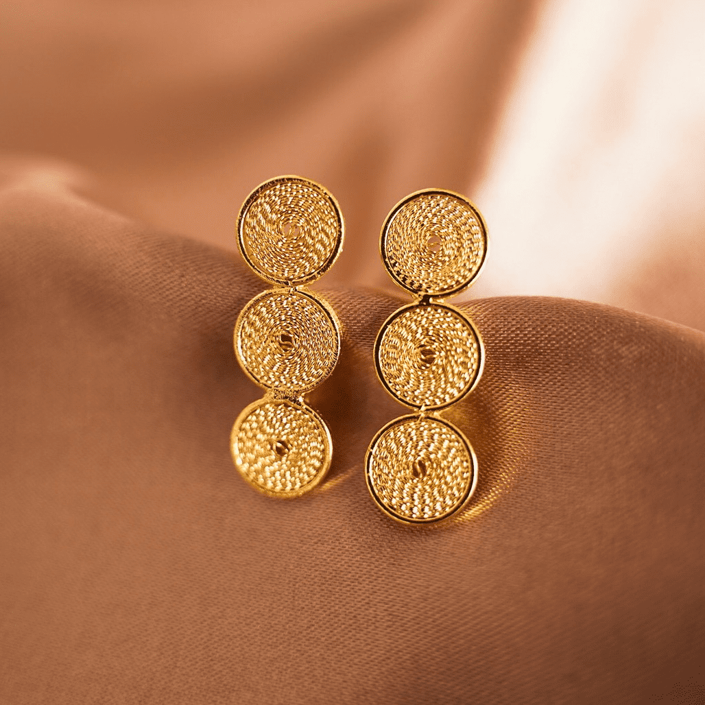 Aretes Quimbaya Oro
