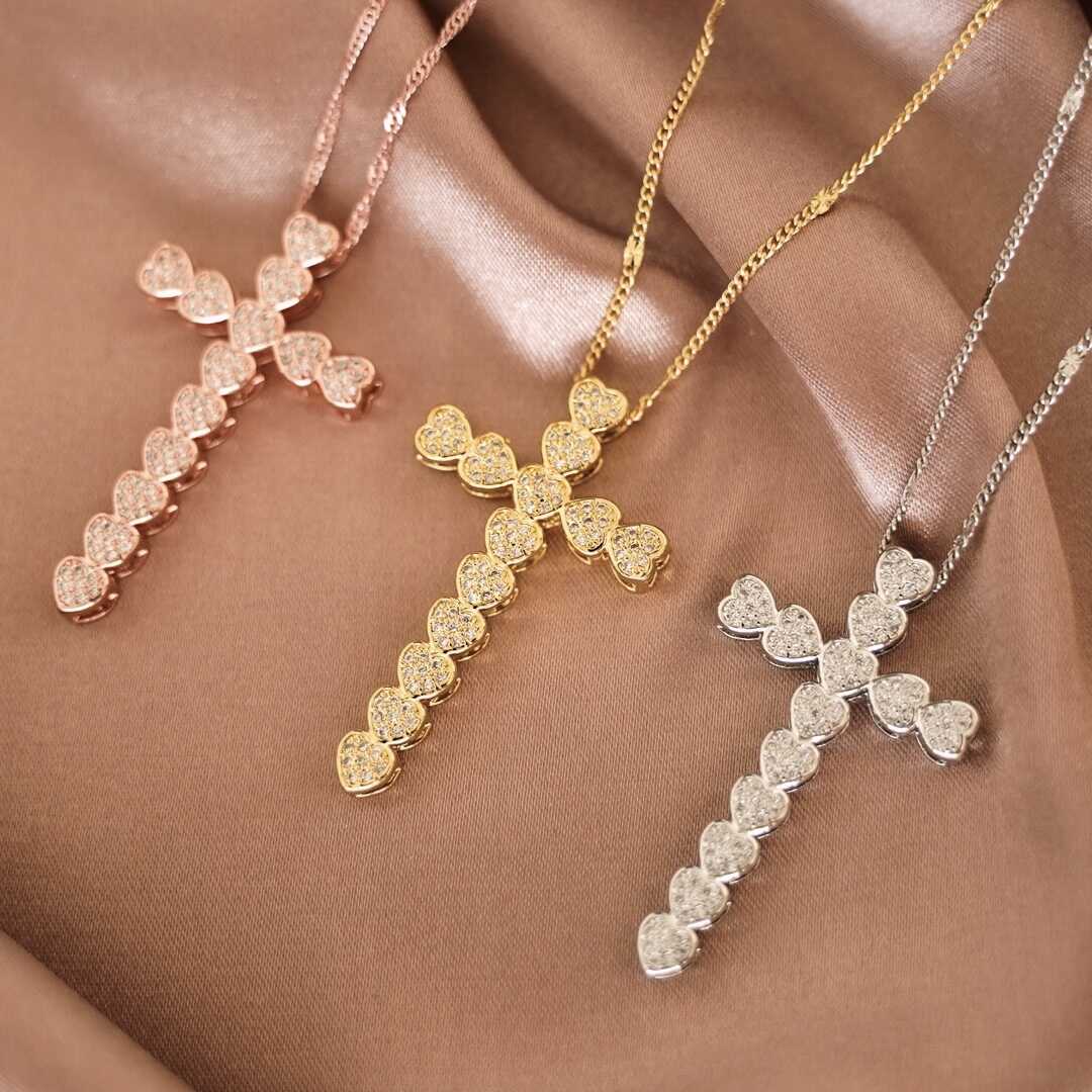 Cadena Cruz Corazón
