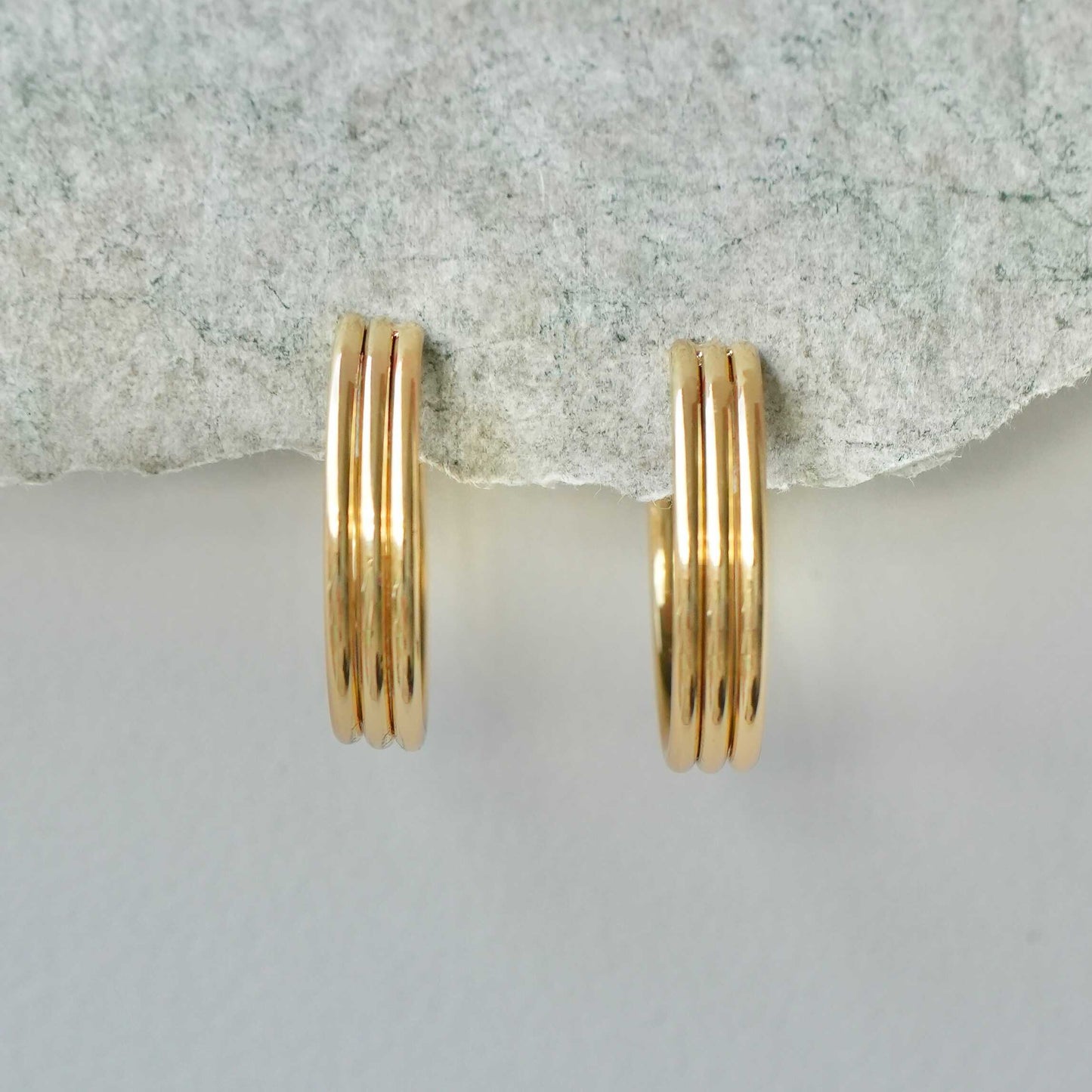 Collar Alma + Candongas Golden Oro