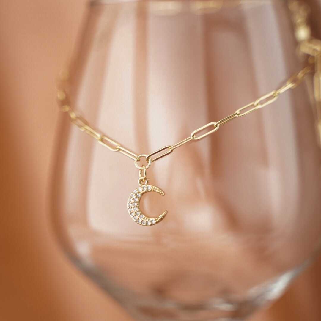 Collar Alma + Candongas Golden Oro