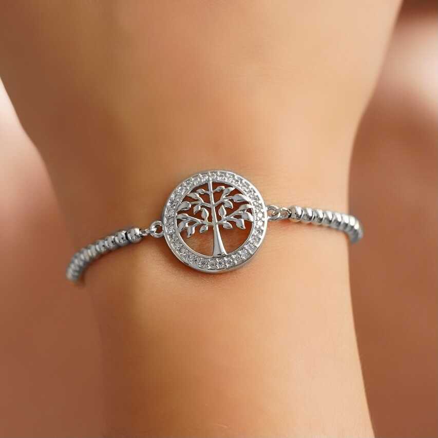 Pulsera Árbol de la Vida Plata